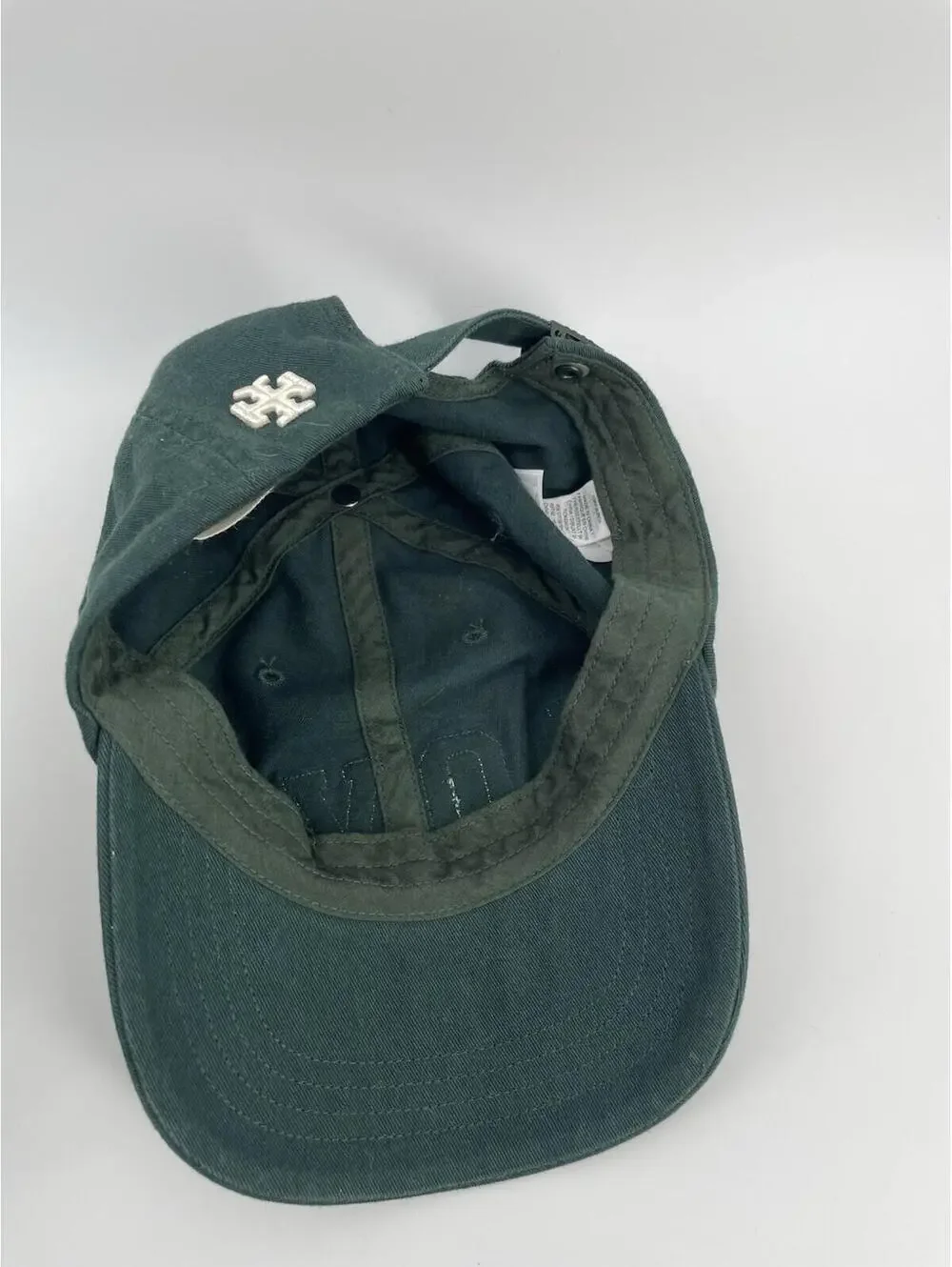 Tory Burch Sport Cap Hat Women Green LOVE Strapback Adjustable Casual